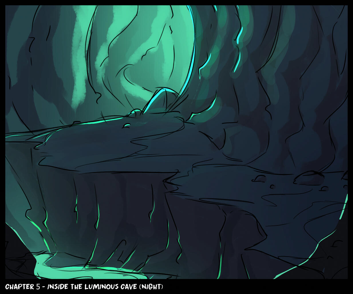 #7 Chapter 5 - Inside the Luminous Cave (Night)